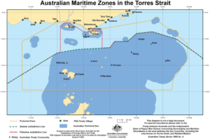 Figure 1. Australian Maritime Zones in the Torres Strait